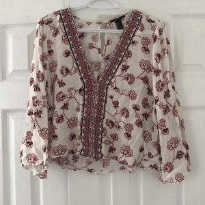 Forever 21 cropped shirt